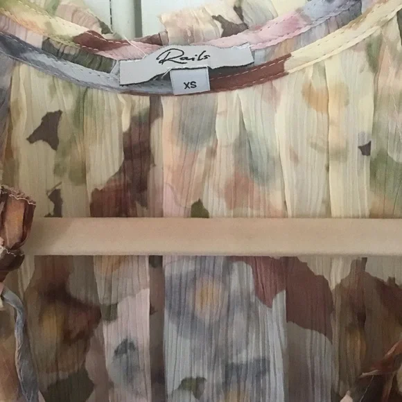 Rails floral puff sleeve dress XS - Picture 5 of 6